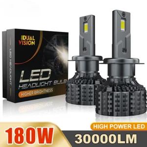 Led Headlights H1 H3 H11 H13 lights H8 H9 9005 HB3 9006 HB4 9012 HIR2 Fog Lights - Picture 1 of 21