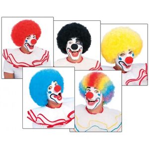 Clown Wig Big Afro Circus Costume Accessory Adult Halloween