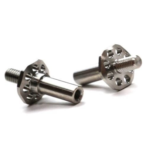 EXOTEK  B6.3 Flite Front Axles, Titanium 2038 - Image 1 of 1