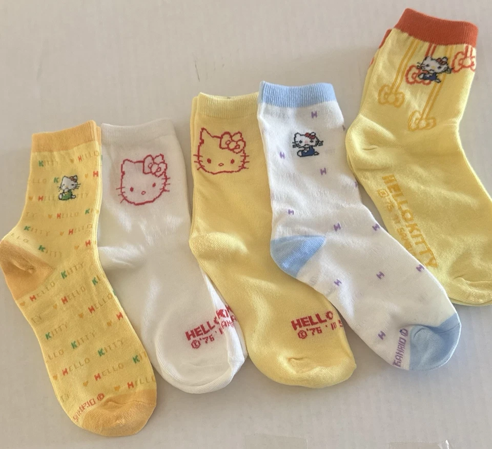 Calcetines Sanrio-Hello Kitty niños 5 pares mixtos Foto 1 de 4