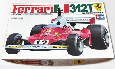 Tamiya 1/12 Ferrari 312T Big Scale Series F1 Vintage Plastic Model Kit - Imagen 1 de 2