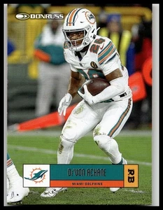 2025 Donruss #R05-DVA De’Von Achane Retro 2005 - Picture 1 of 2