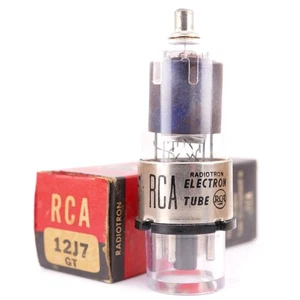 One Excellent RCA 12J7GT Tube NOS NIB Metal Skirt Test[%]: 121 TV-7 - Picture 1 of 1