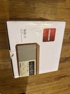 Sangean WR-11 AM/FM 2 Bänder Holz Schrank Empfänger Tischplatte Analog Radio - Bild 1 von 7