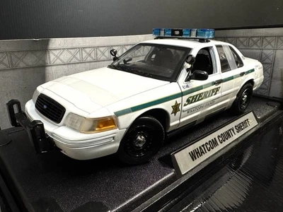 2001 Ford Crown Victoria Whatcom County Sheriff Washington 1:18 Movie Car Rare ! - Image 1 of 4