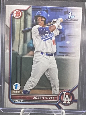 2022 Bowman 1st Edition #BPPF-24 Jorbit Vivas - Image 1 of 2