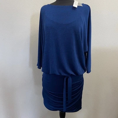 White House Black Market Womens Size S Blue Depths Dolman Sleeve Party Dress NWT - Image 1 of 4