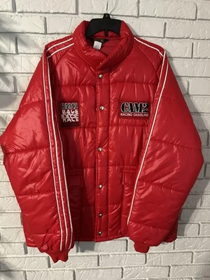 Chaqueta de Gasolina CAM2 Racing De Colección Para Hombres XL Roja Swingster Acolchada Puffer Años 80 Usada en Excelente Condición Foto 1 de 4