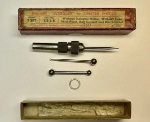De colección Starrett S828 Wiggler Buscador de Centro Antiguo Maquinista Herramienta de Precisión Troquel - Imagen 1 de 2