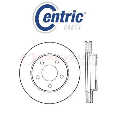 Centric C-TEK Disc Brake Rotor for 2002-2007 Buick Rendezvous 3.4L 3.5L V6 - ij Foto 1 de 4
