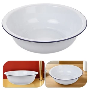  2 Stück Waschschüssel Küche Vintage Handbecken für Geschirr emailliert Geschirr - Bild 1 von 18