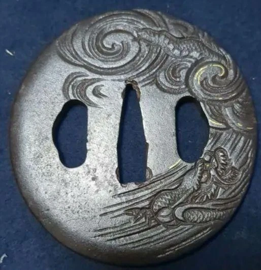 ハブの血の器　ANTIQUE vintage Multi-Color 1800-1849 Antique Japanese Tsuba for sale | eBay
