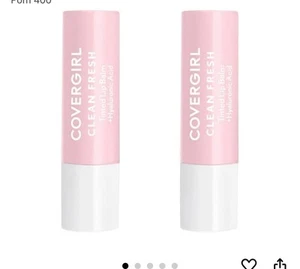 COVERGIRL Clean Fresh Lippenbalsam, 200 Hergestellt für Pfirsich, 0,14 Unzen Doppelpack - Bild 1 von 2