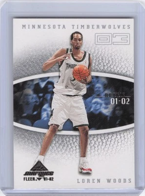 2001-02 Fleer Marquee #125 Loren Woods / Brendan Haywood - Image 1 of 2