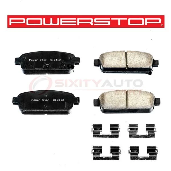 PowerStop Rear Disc Brake Pad & Hardware Kit for 2014-2016 Cadillac ELR - tu - Изображение 1 из 4