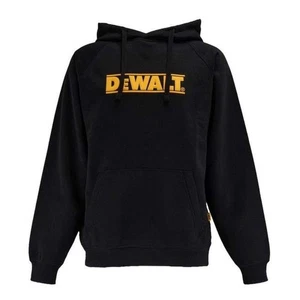Sudadera con capucha DeWalt Weatherford XXL negra de algodón/poliéster para hombre con bolsillo frontal - Imagen 1 de 3
