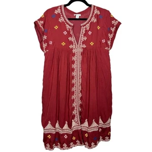 Sundance Katalog Sacred Valley Mini bestickt Kleid Quaste Größe Petite Medium - Bild 1 von 8
