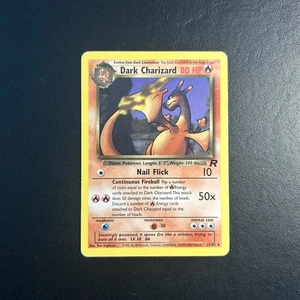 Dark Charizard 21/82 Team Rocket Pokemon Card Regular Rare Lightly Played LP - Picture 1 of 6