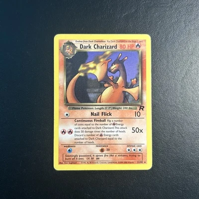 Dark Charizard 21/82 Team Rocket Pokemon Card Regular Rare Lightly Played LP - Image 1 of 4
