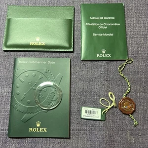 Rolex 2011 Submariner Booklet;card Holder;Tag;bezel Protector.English ‼️ - Picture 1 of 11