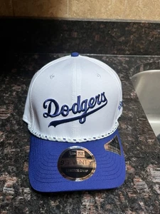 New Era Royal Los Angeles Dodgers Rope 9SEVENTY Stretch-Snapback Hat White/Blue - Picture 1 of 8