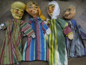 Lot à 50€ 4 marionnettes d'OUZBEKISTAN Taille 40cm_MR76 - Bild 1 von 9