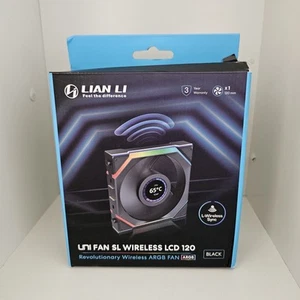 Lian Li UNI FAN SL sans fil LCD 120 pack unique noir - Photo 1/7