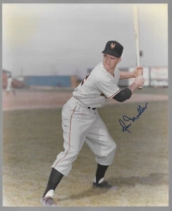 Autographed Don Mueller New York Giants 8x10” color photo no COA - Imagen 1 de 2