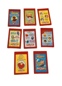 8 Story Reader Books Disney Learning Toy System Cartridges Only Toy Story Nemo - Picture 1 of 4