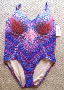 Swimsuits for All Women Size 26 One Piece Swim Suit Padded Underwire - Picture 1 of 4
