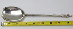 Lg 8-5/8" Antique Sterling Apostle Spoon Walker & Hall Sheffield England 1893 - Picture 1 of 5