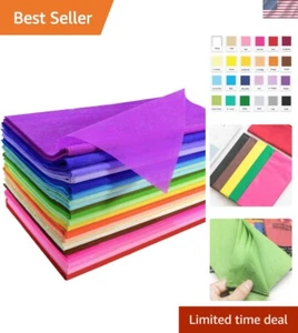 Convenient 120 Sheets Colored Tissue Paper - Perfect for Gift Wrapping - Picture 1 of 10