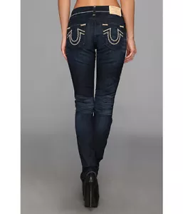 NUEVOS $329 True Religion Jeans Stella Super T Multi Puntada Agua Profunda 31 x34 - Imagen 1 de 4