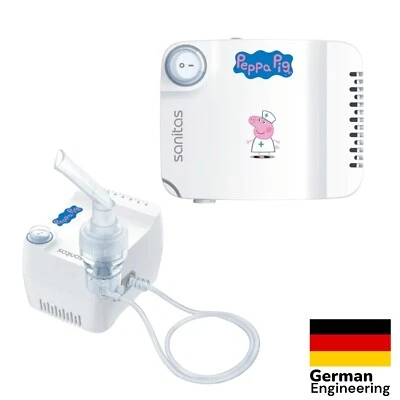 SANITAS Mini- Inhalator SIH 09, desinfektionsfähig für Kinder ,Peppa Pig-Design - Bild 1 von 4