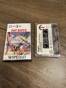 Fat Boys - Wipeout - Cassette Single Ultra Rare Cassette Tape Very Rare - Picture 1 of 4
