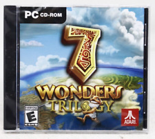 7 Wonders Trilogy 3 Great PC Game Windows 10 9 8 7 XP - New Sealed - See desc.