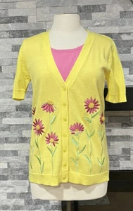 Quacker Factory Women’s Faux Black Twin Sweater Set Size XS - Picture 1 of 11