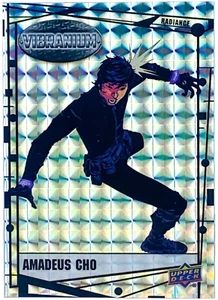 UD Marvel 2015 Vibranium Radiance Refractor #72 Amadeus Cho Card 49/50 casi nuevo/m - Imagen 1 de 2