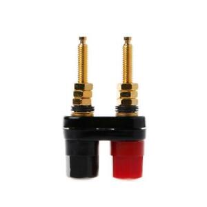 Gold Plated Banana Plug Connector Speaker Amplifier Extended Terminal Binding