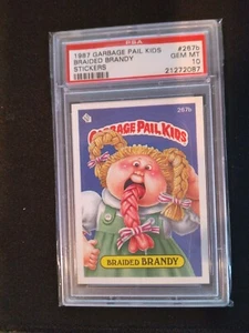 1987 Garbage Pail Kids Series 7 BRAIDED BRANDY #267b PSA 10 GEM MINTCARD OS7 - Picture 1 of 2