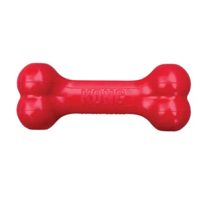 Kong Dog Goodie Bone Small, Extreme & Large Dog Toy Chewing Red Rubber Grippers - Picture 1 of 16