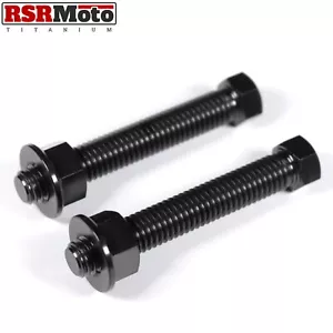 Suzuki GSX1400 Titanium Chain Adjusters Adjustment Bolts, 2002-2008 - Picture 1 of 3