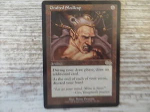 1x Grafted Skullcap - Urza's Saga - NM - English - OOP MTG - Bild 1 von 2