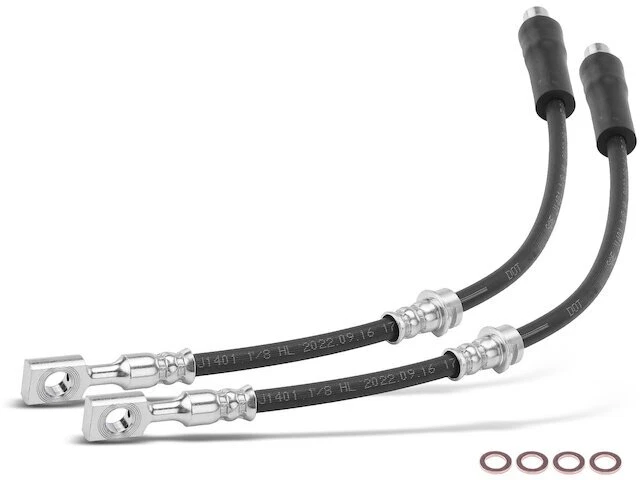 Autopart Premium 92NX52F Front Brake Hose Set Fits 2008 Saturn Astra 1.8L 4 Cyl - Image 1 of 1