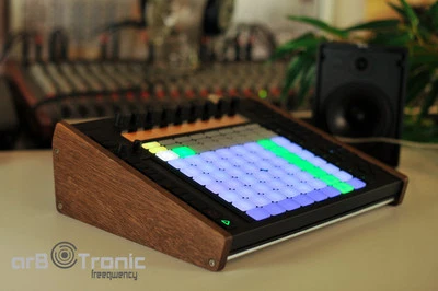 Ableton Push 1 vero legno pannello laterale legno supporto estremità guance - Immagine 1 di 4