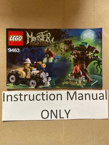 New Lego Instruction Manual ONLY Monster Fighters The Werewolf 9463 - Picture 1 of 1