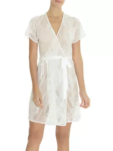 SECRETO TESOROS NUEVO CON ETIQUETAS VESTIDO ENVOLVENTE DE ENCAJE NOVIA TALLA LG 12-14 B1 SEXY ENCUBRIMIENTO - Imagen 1 de 2