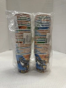 VINTAGE POKEMON 9oz PAPER CUPS 48 CT ~ Birthday Party Supplies NEW - Picture 1 of 4