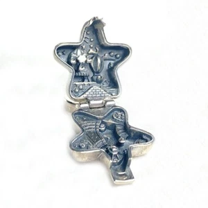 925 Sterling Silver Fairylight Wonderland Polly Pocket Charm For Bracelet Bangle - Picture 1 of 11