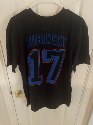 Brandon Dubinsky New York Rangers Black Shirt L Large Reebok - Image 1 of 3